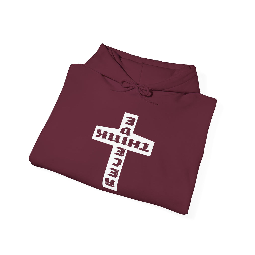 Think / Receive Reverse Cross Hoodie