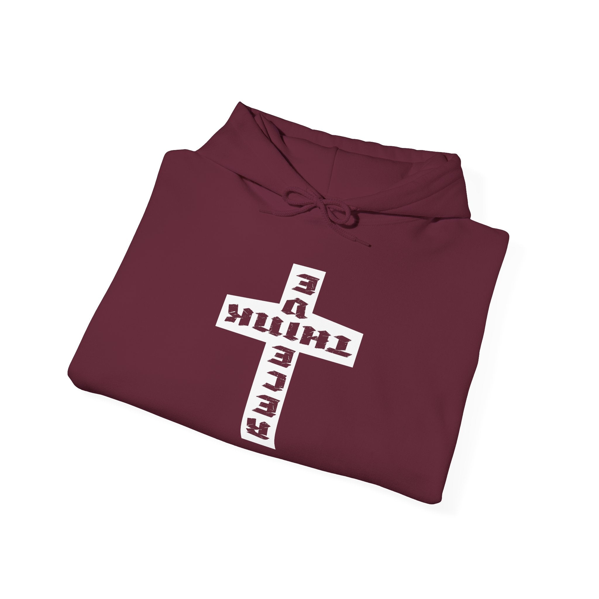 Think / Receive Reverse Cross Hoodie