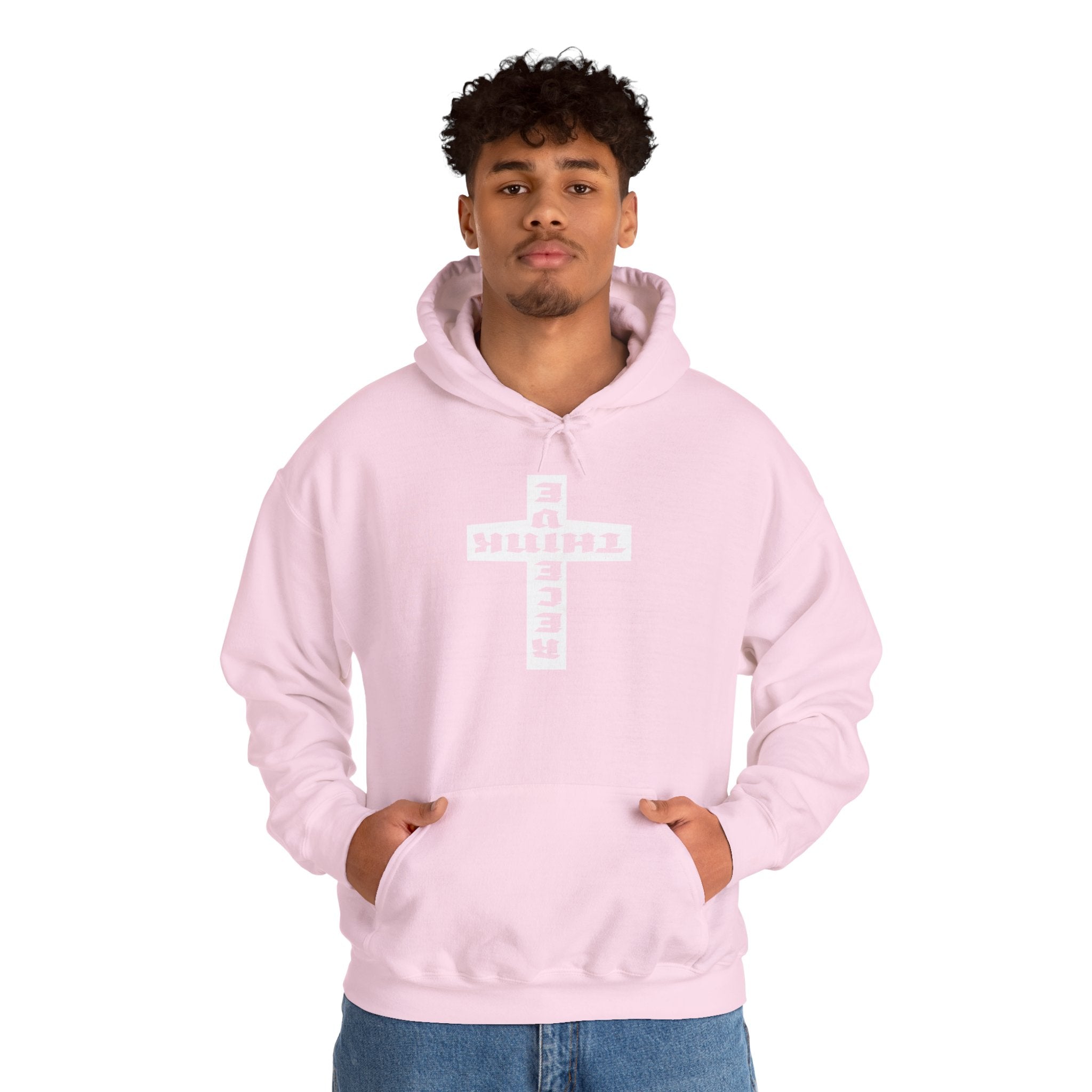 Think / Receive Reverse Cross Hoodie