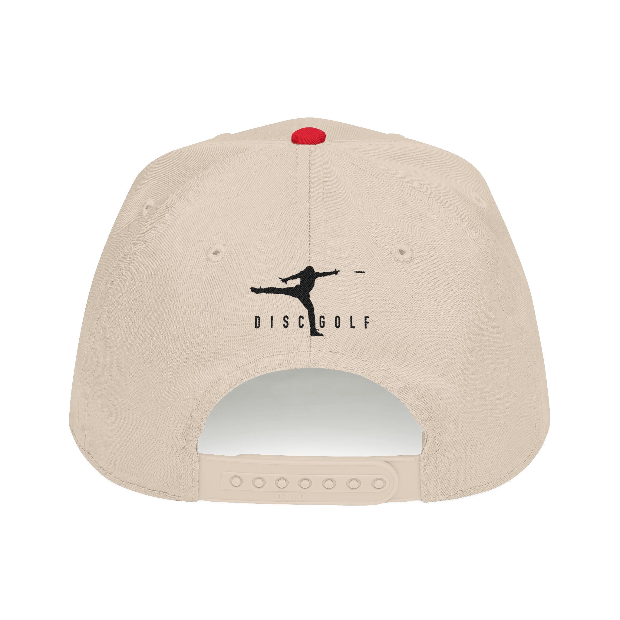 Disc Golf Man Mid Profile Baseball Cap