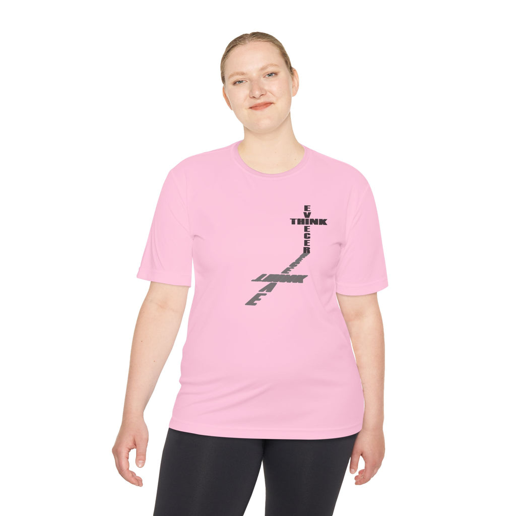 Think / Receive Small Cross Performance Tee —  Moisture-Wicking Shirt