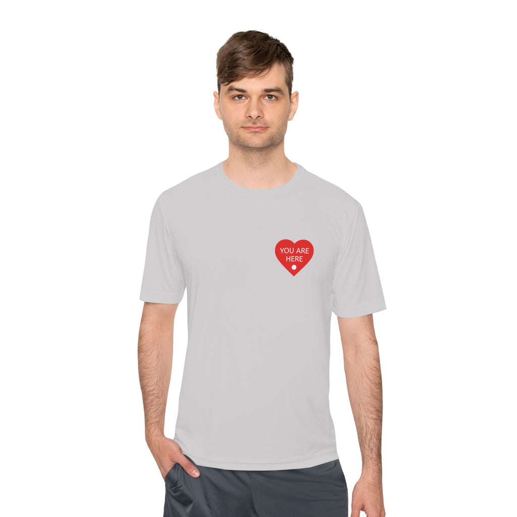 You Are Here Performance Tee —  Moisture-Wicking Shirt