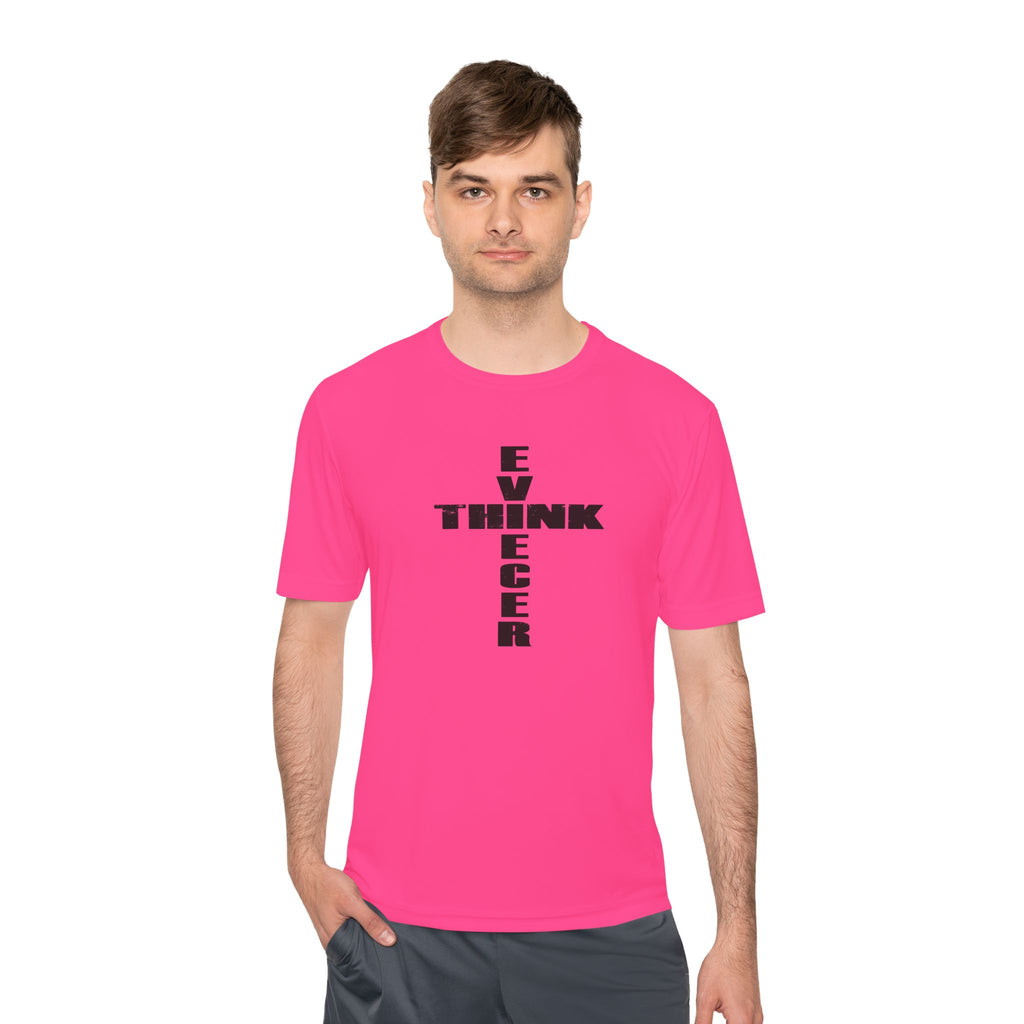 Think / Receive Cross Performance Tee —  Moisture-Wicking Shirt