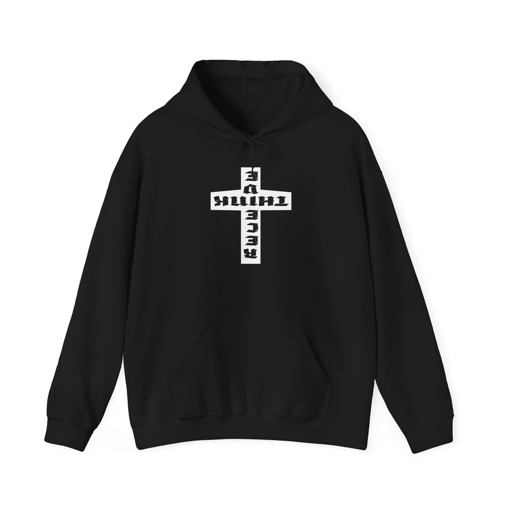 Think / Receive Reverse Cross Hoodie