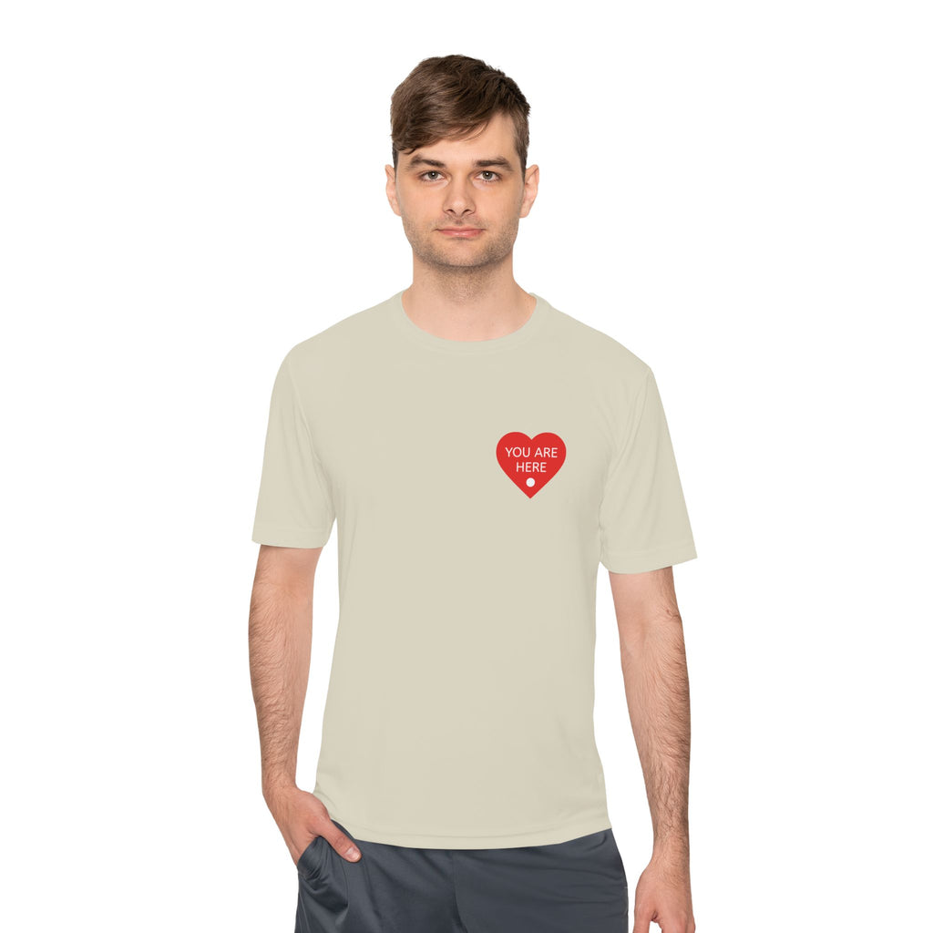 You Are Here Performance Tee —  Moisture-Wicking Shirt