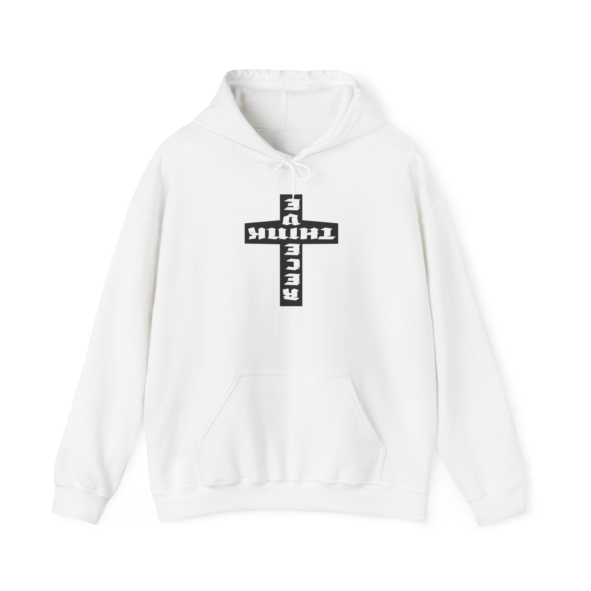 Think / Receive Reverse Cross Hoodie