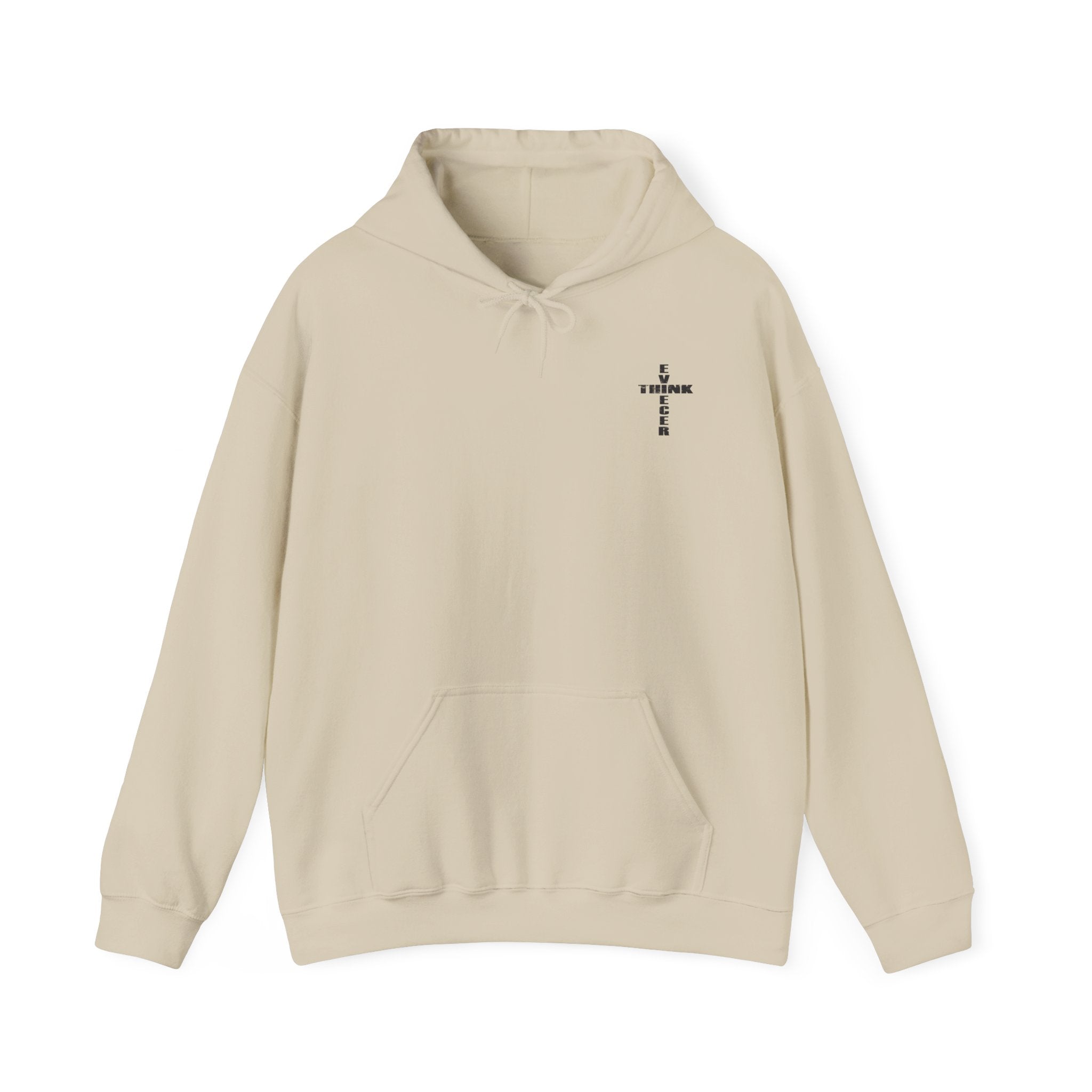Think / Receive Small Cross Hoodie