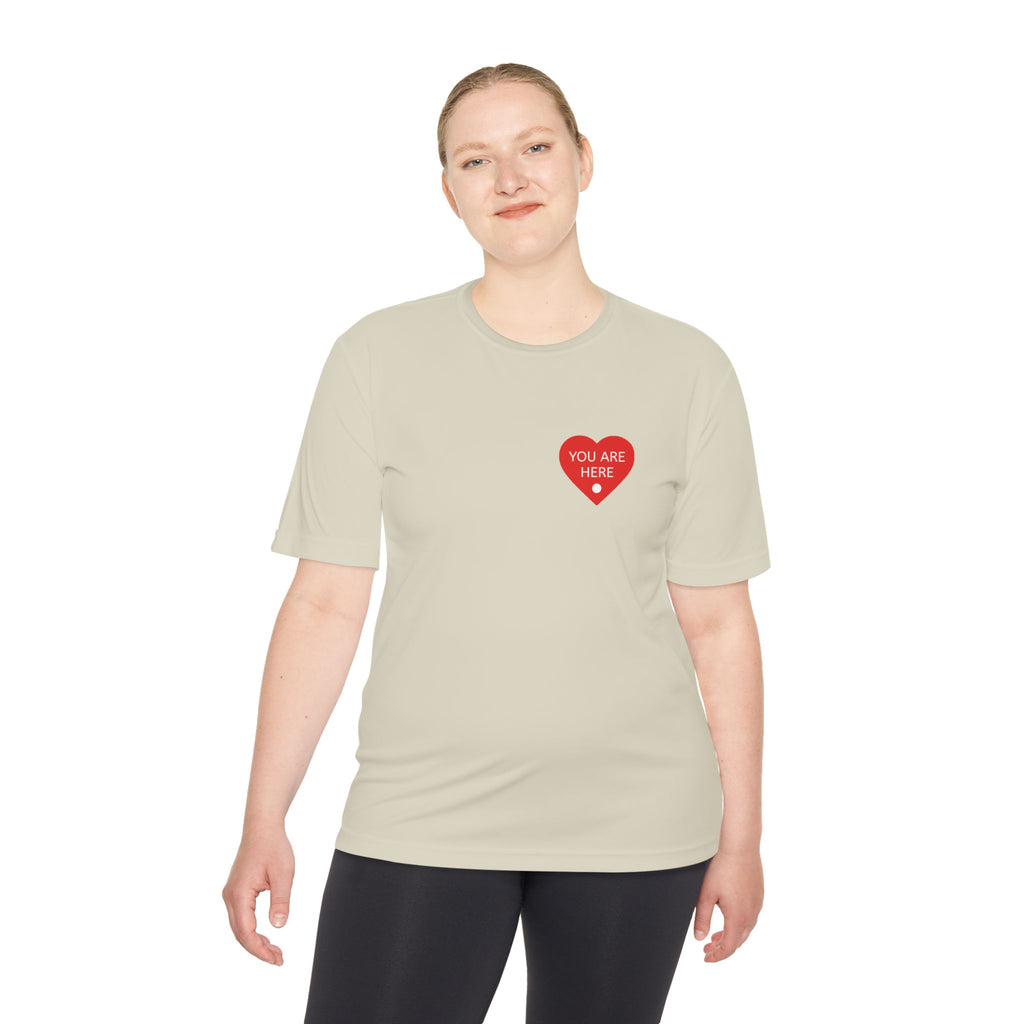 You Are Here Performance Tee —  Moisture-Wicking Shirt