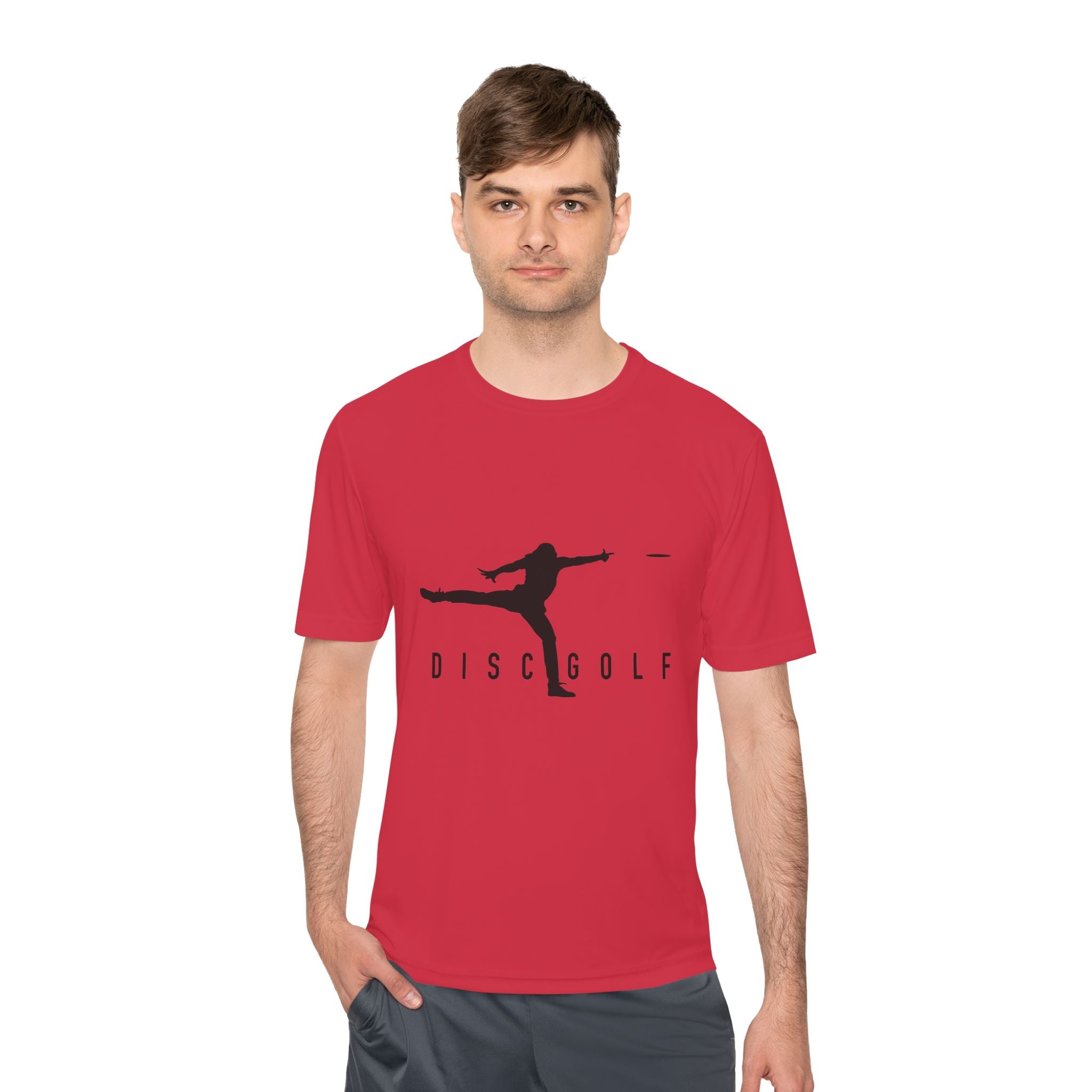 Disc Golf Man XLOGO Performance Tee —  Moisture-Wicking Shirt
