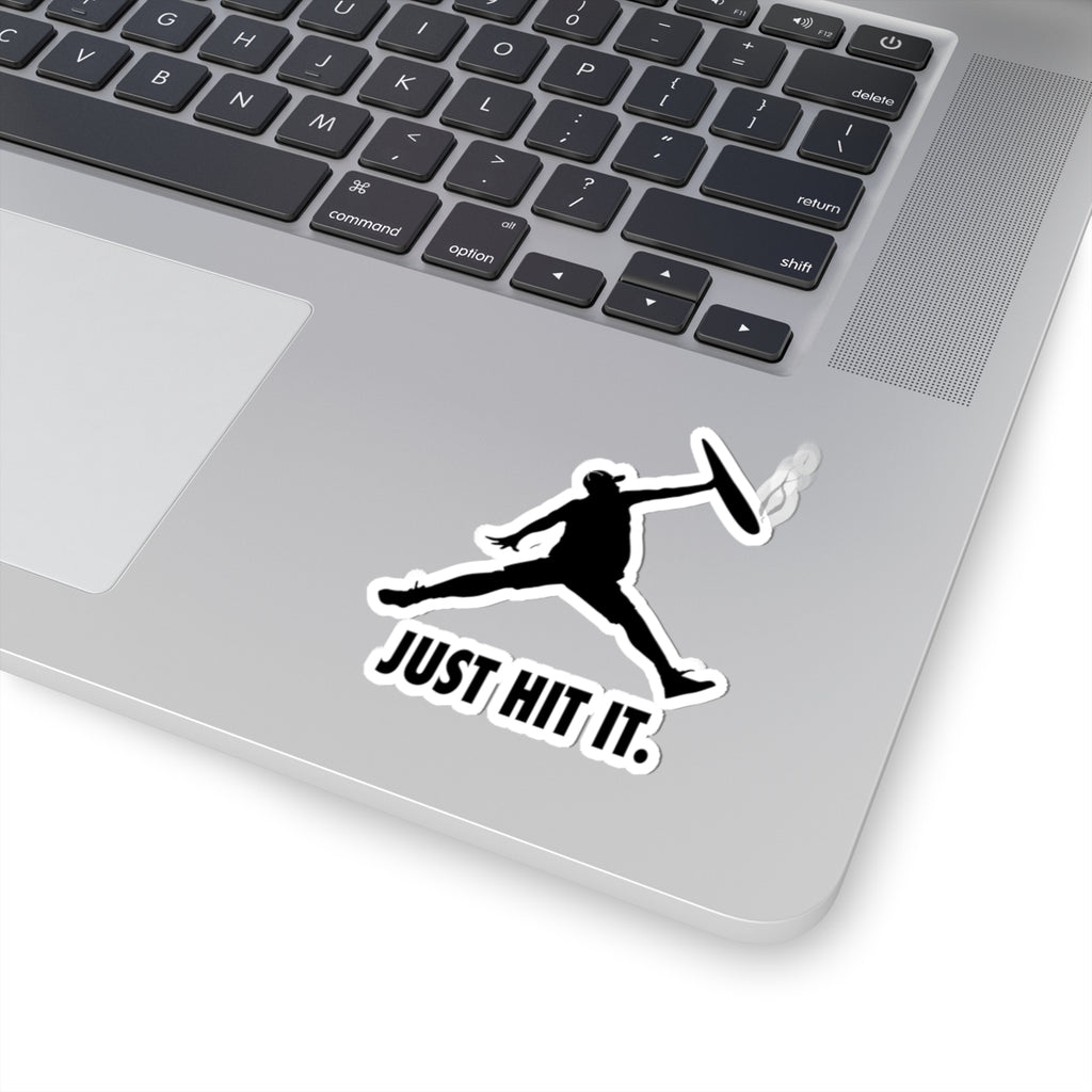JUST HIT IT Logo Cut Sticker — Silhouette Ace Logo