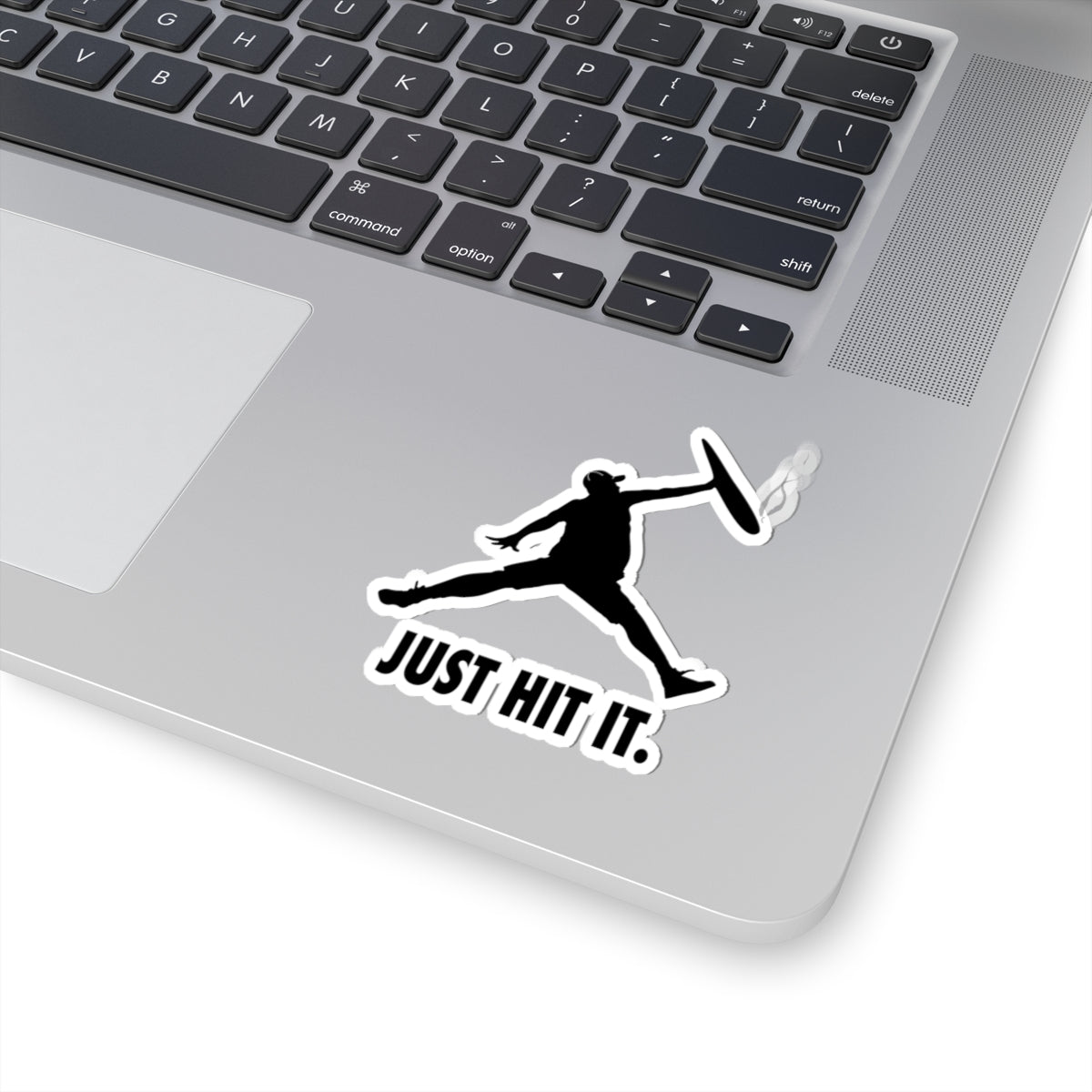 JUST HIT IT Logo Cut Sticker — Silhouette Ace Logo