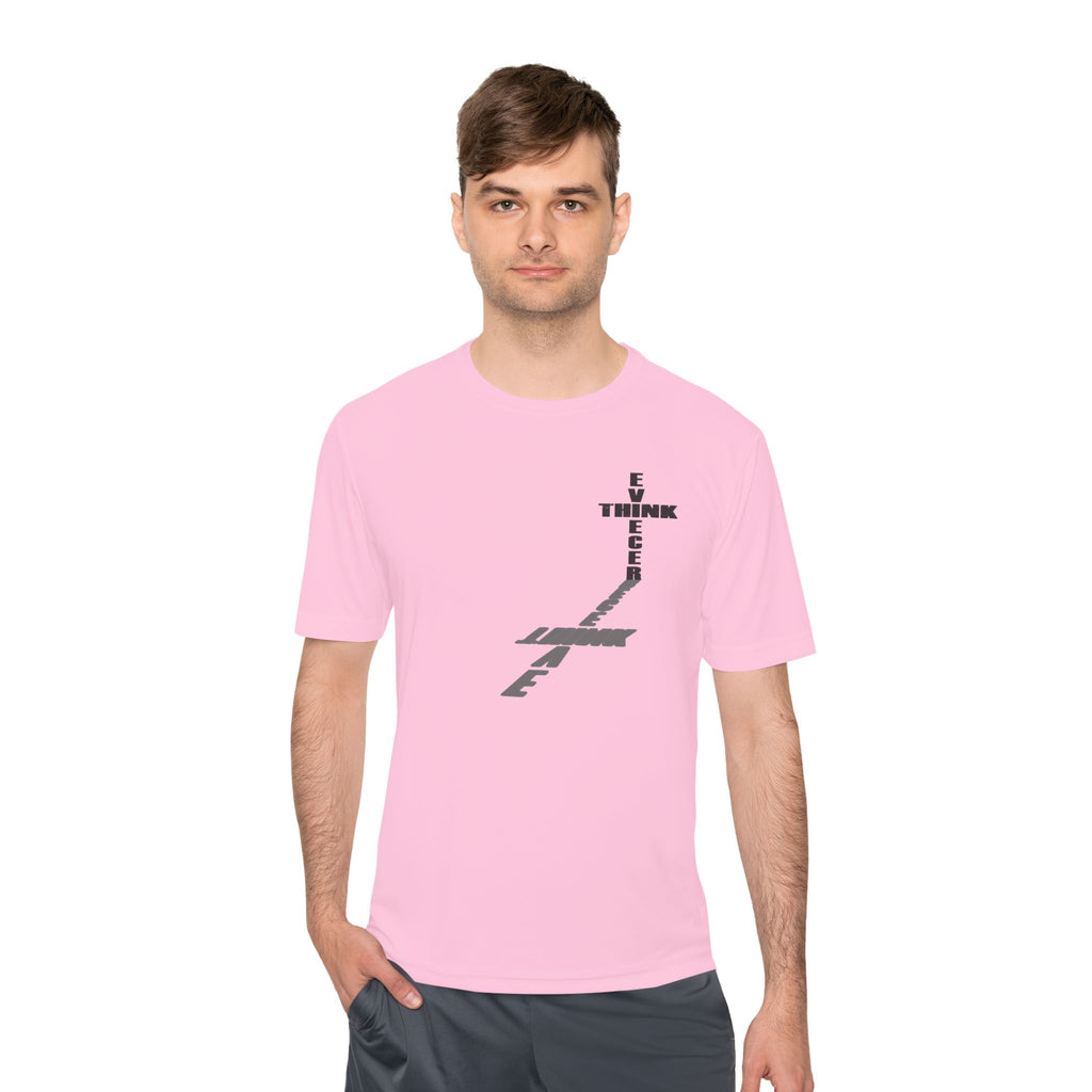 Think / Receive Small Cross Performance Tee —  Moisture-Wicking Shirt