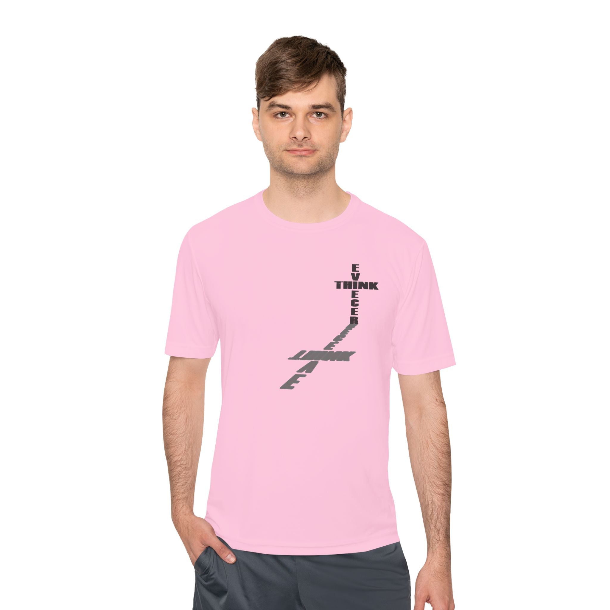 Think / Receive Small Cross Performance Tee —  Moisture-Wicking Shirt