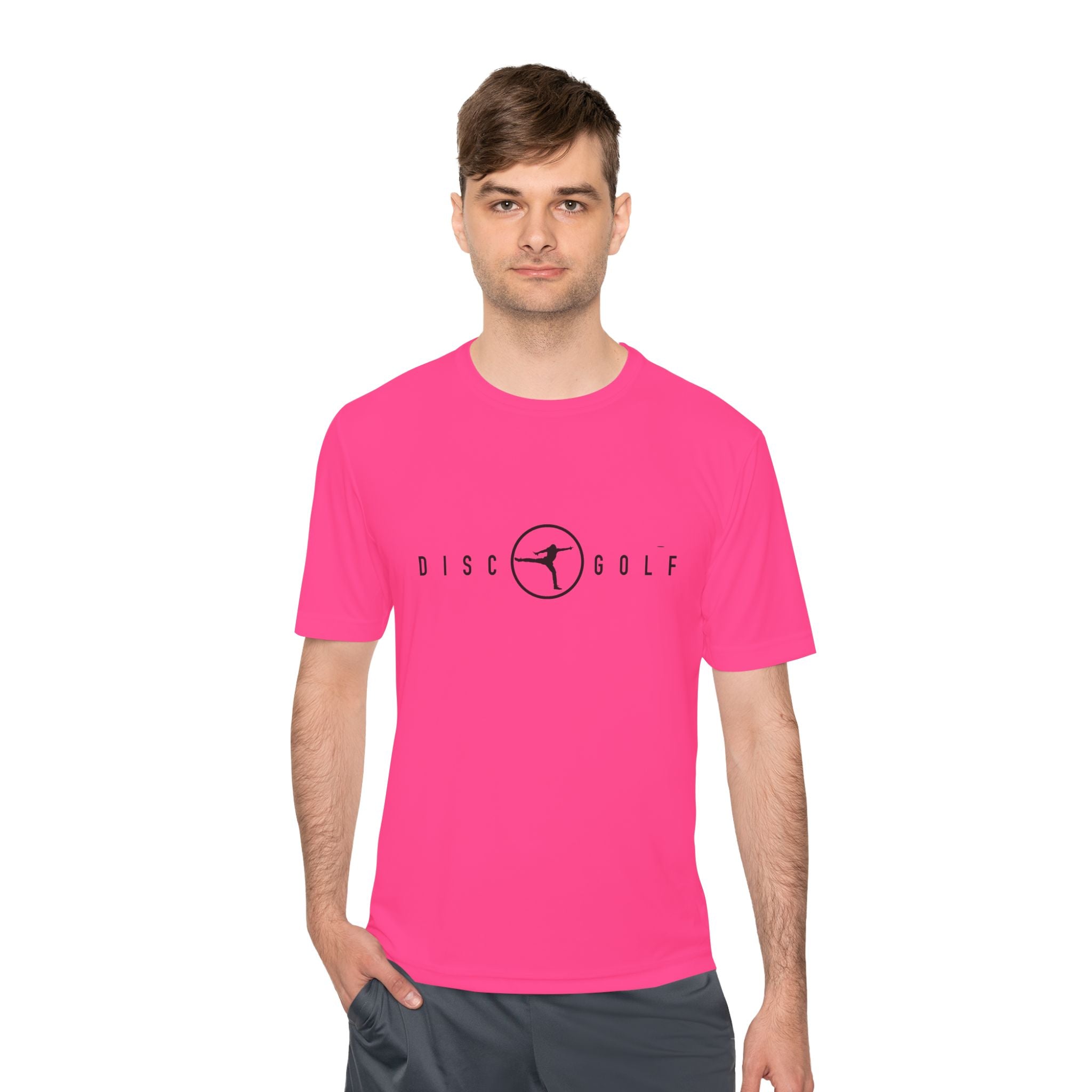 Disc Golf Man Performance Tee —  Moisture-Wicking Shirt