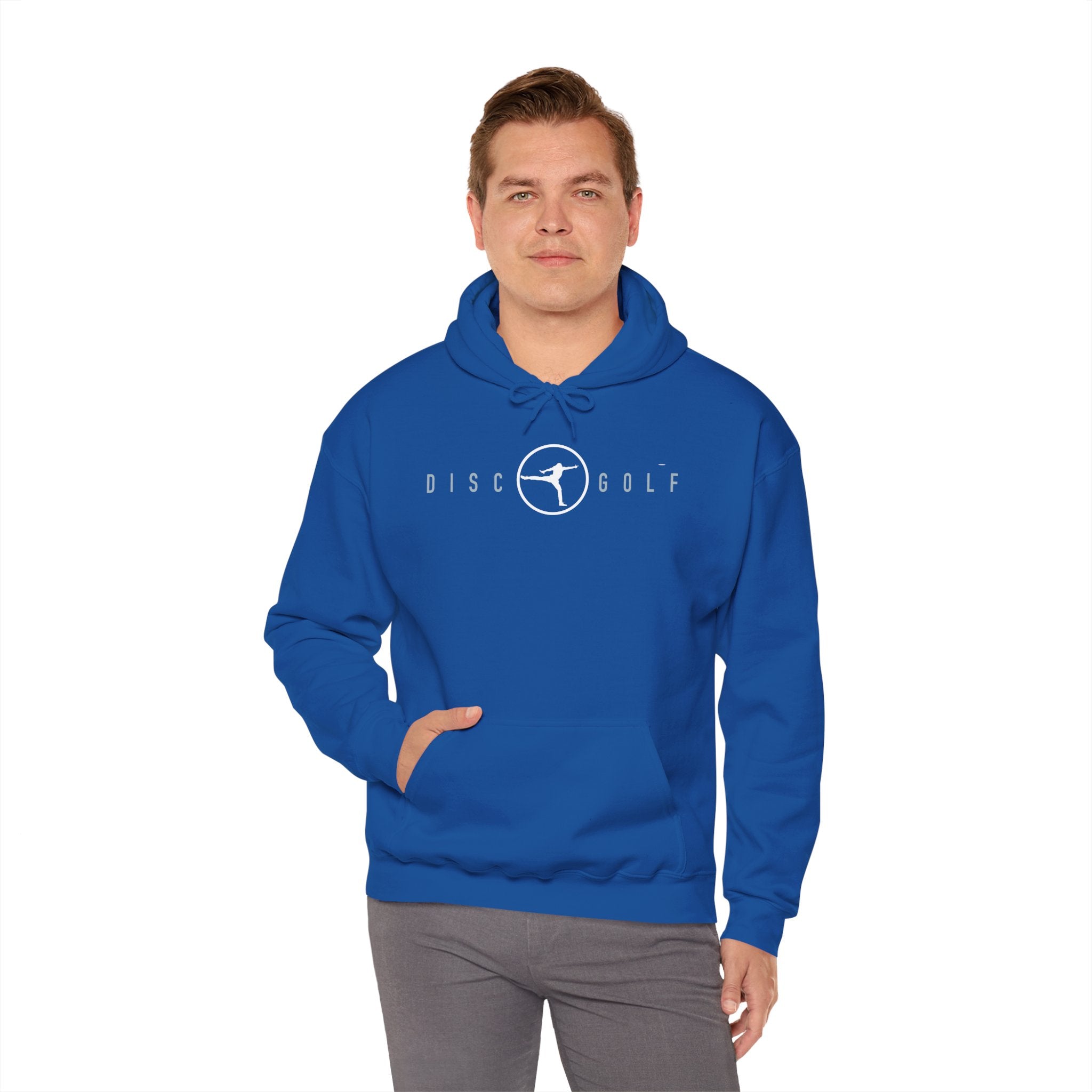 Disc Golf Man Throwing Hoodie