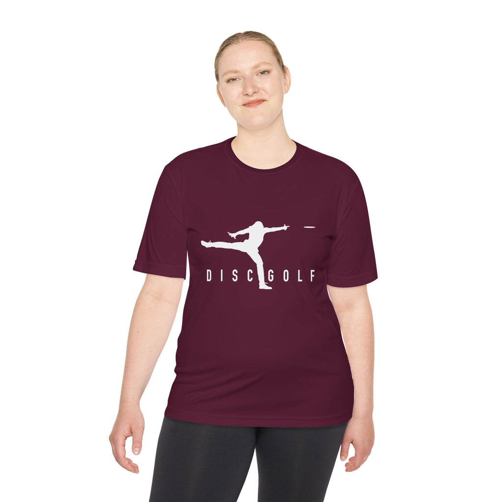 Disc Golf Man XLOGO Performance Tee —  Moisture-Wicking Shirt