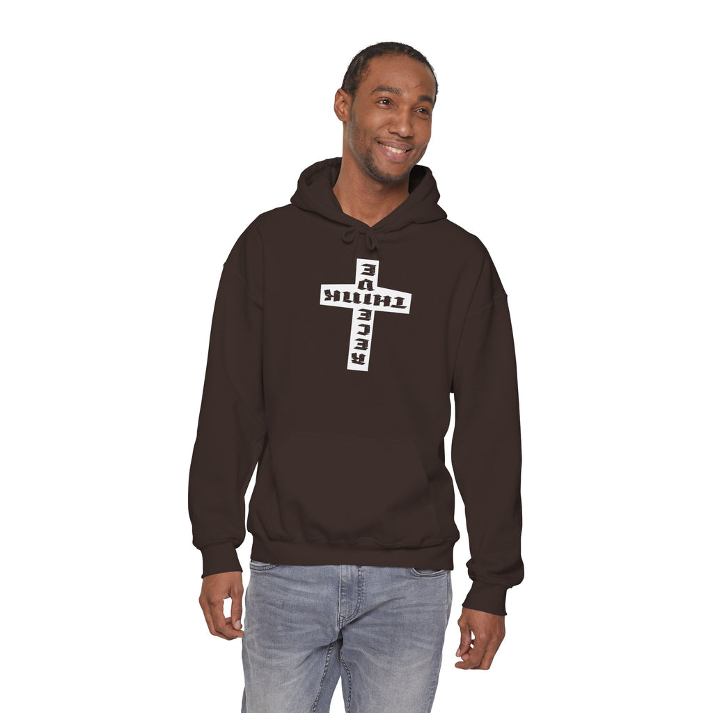Think / Receive Reverse Cross Hoodie