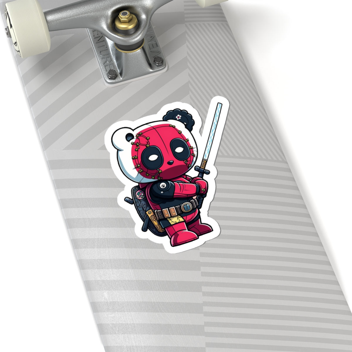 Hello Dead Kitty Cut Sticker — Silhouette Ace Logo