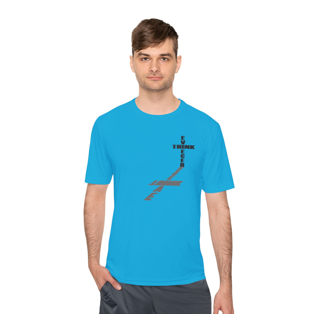 Think / Receive Small Cross Performance Tee —  Moisture-Wicking Shirt