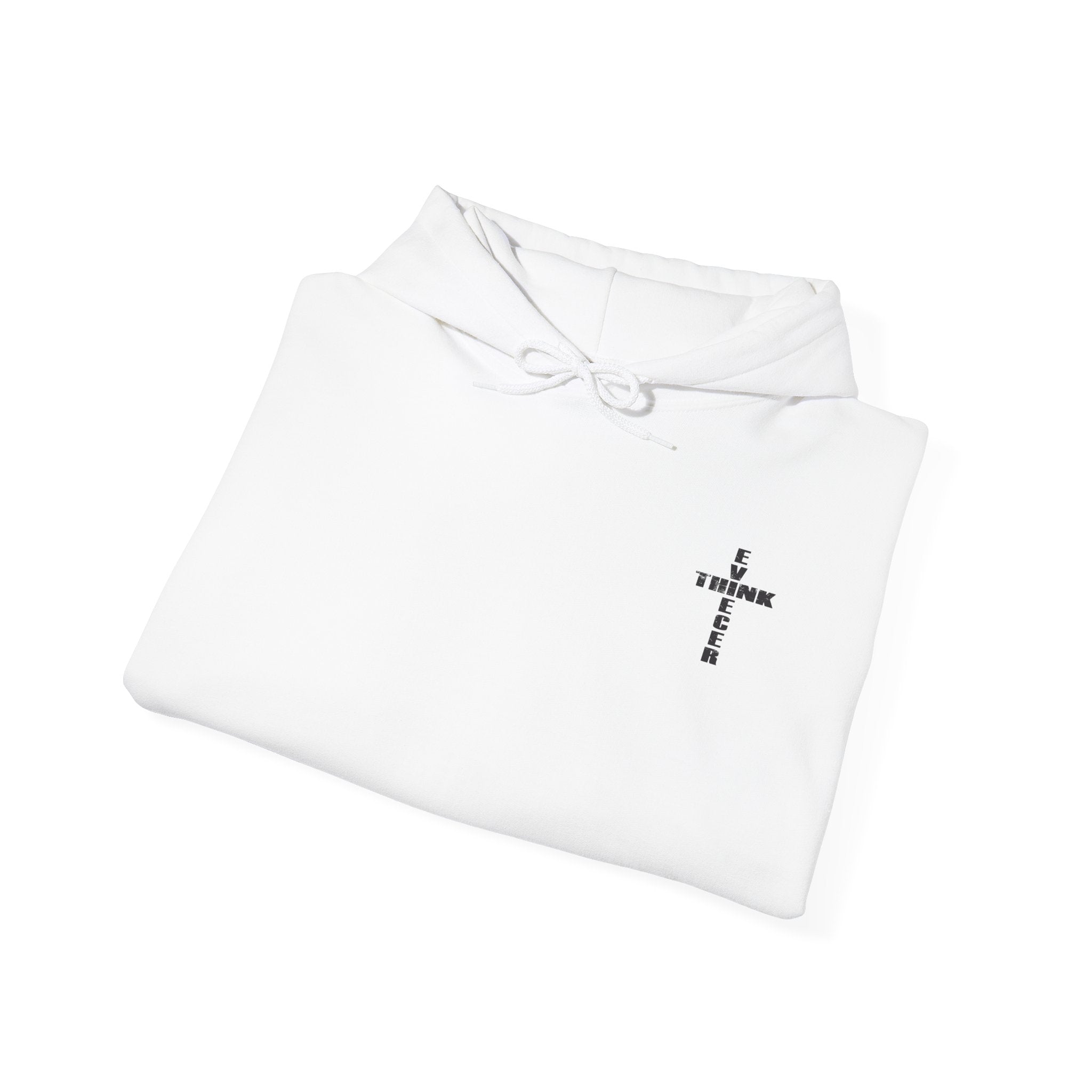 Think / Receive Small Cross Hoodie
