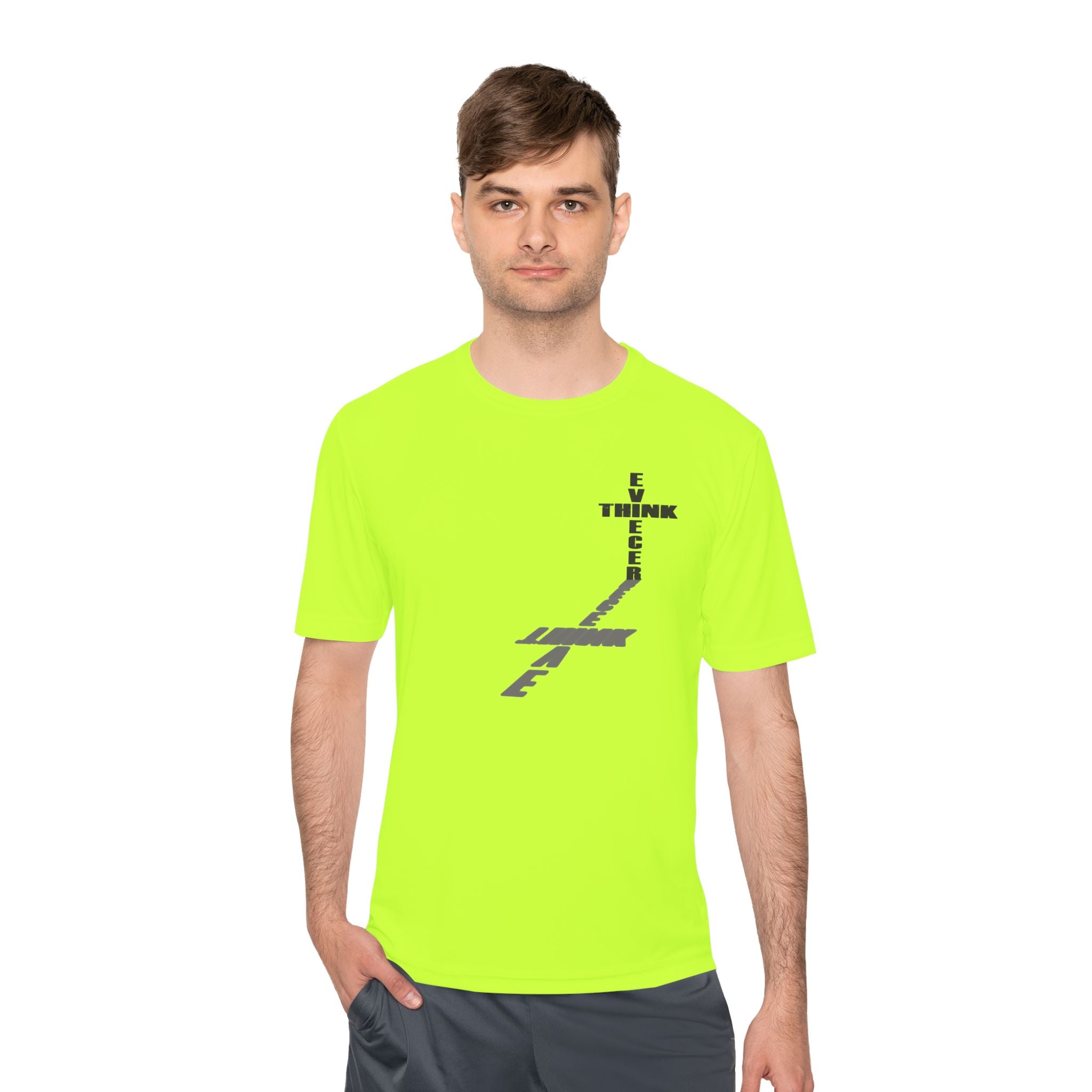 Think / Receive Small Cross Performance Tee —  Moisture-Wicking Shirt