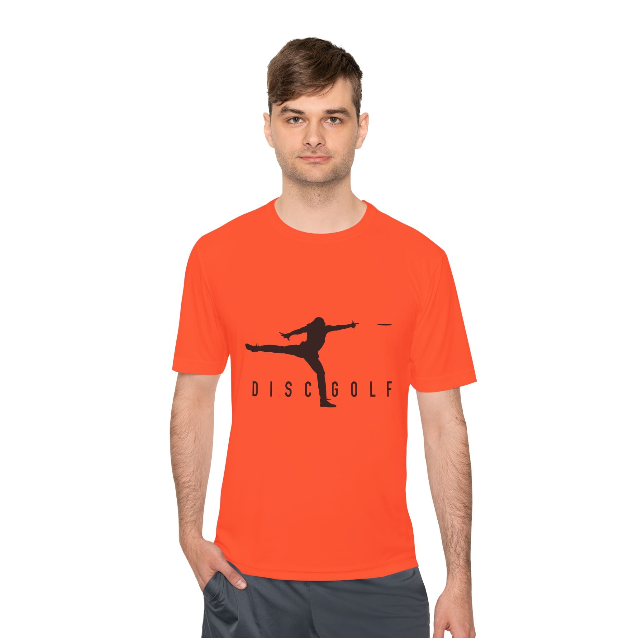 Disc Golf Man XLOGO Performance Tee —  Moisture-Wicking Shirt