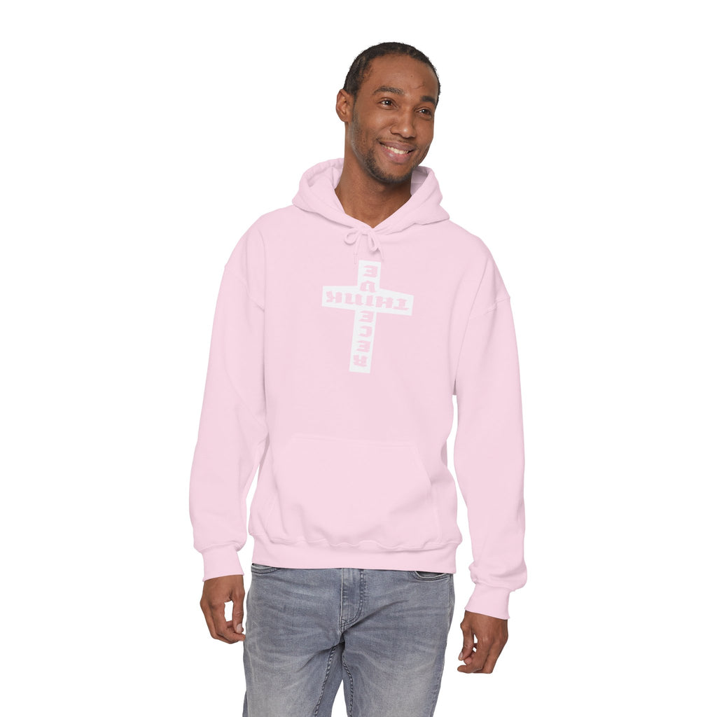 Think / Receive Reverse Cross Hoodie