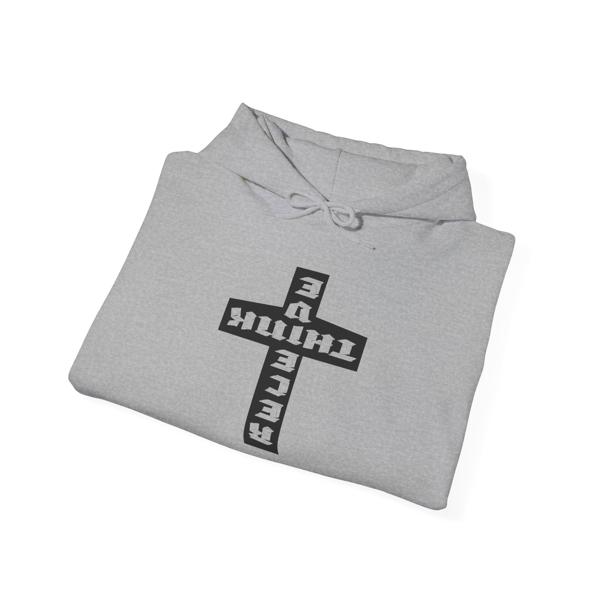 Think / Receive Reverse Cross Hoodie