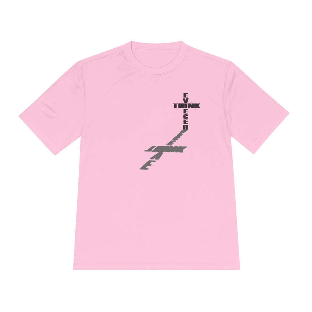 Think / Receive Small Cross Performance Tee —  Moisture-Wicking Shirt