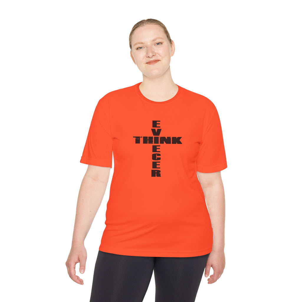 Think / Receive Cross Performance Tee —  Moisture-Wicking Shirt