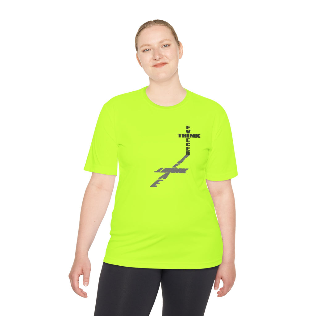 Think / Receive Small Cross Performance Tee —  Moisture-Wicking Shirt