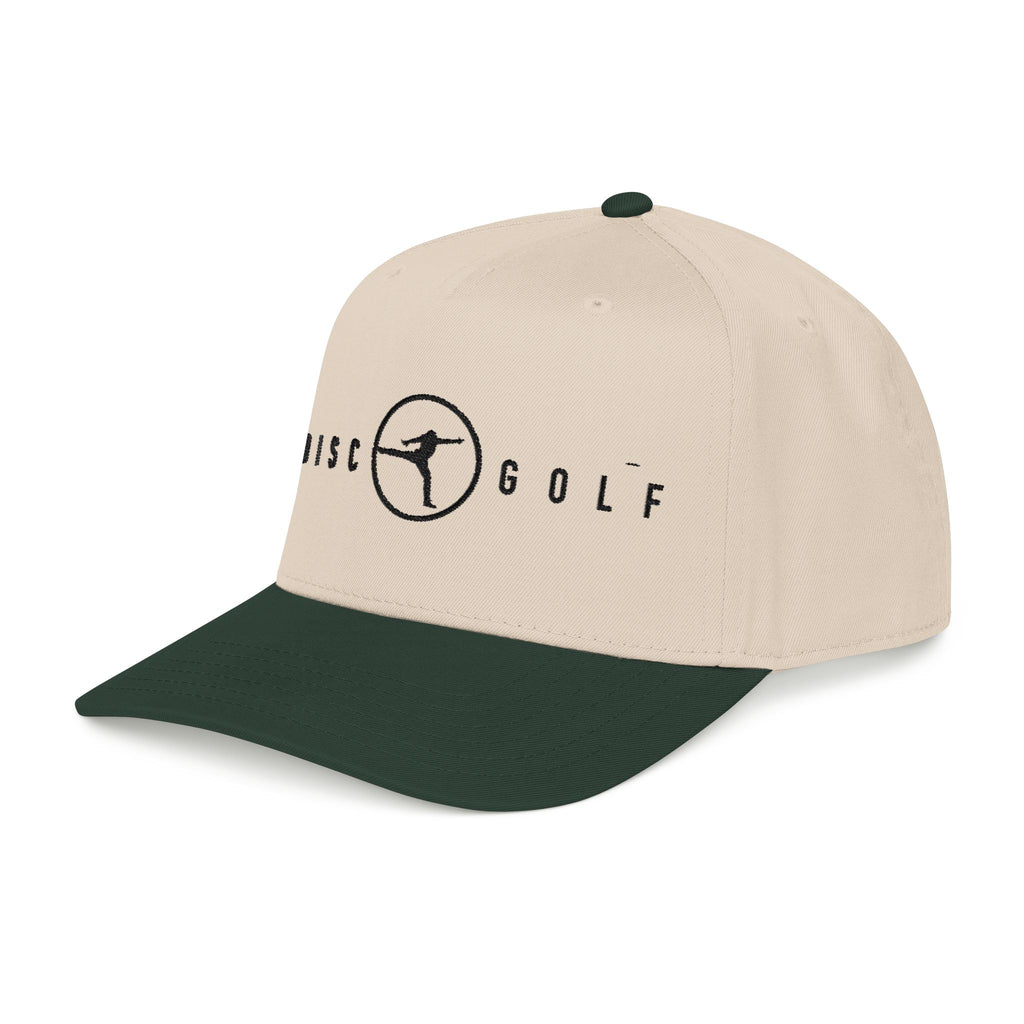 Disc Golf Man Mid Profile Baseball Cap