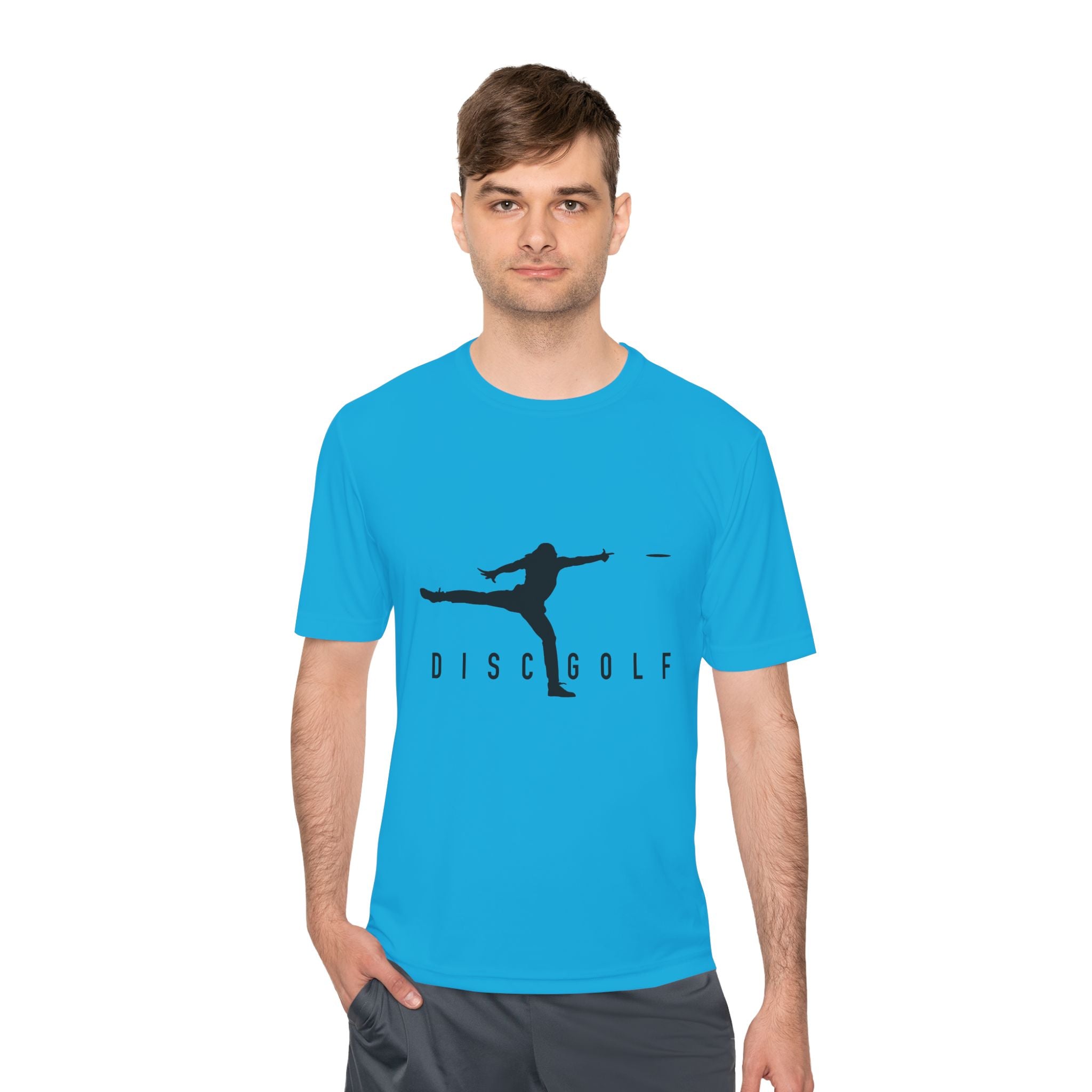 Disc Golf Man XLOGO Performance Tee —  Moisture-Wicking Shirt