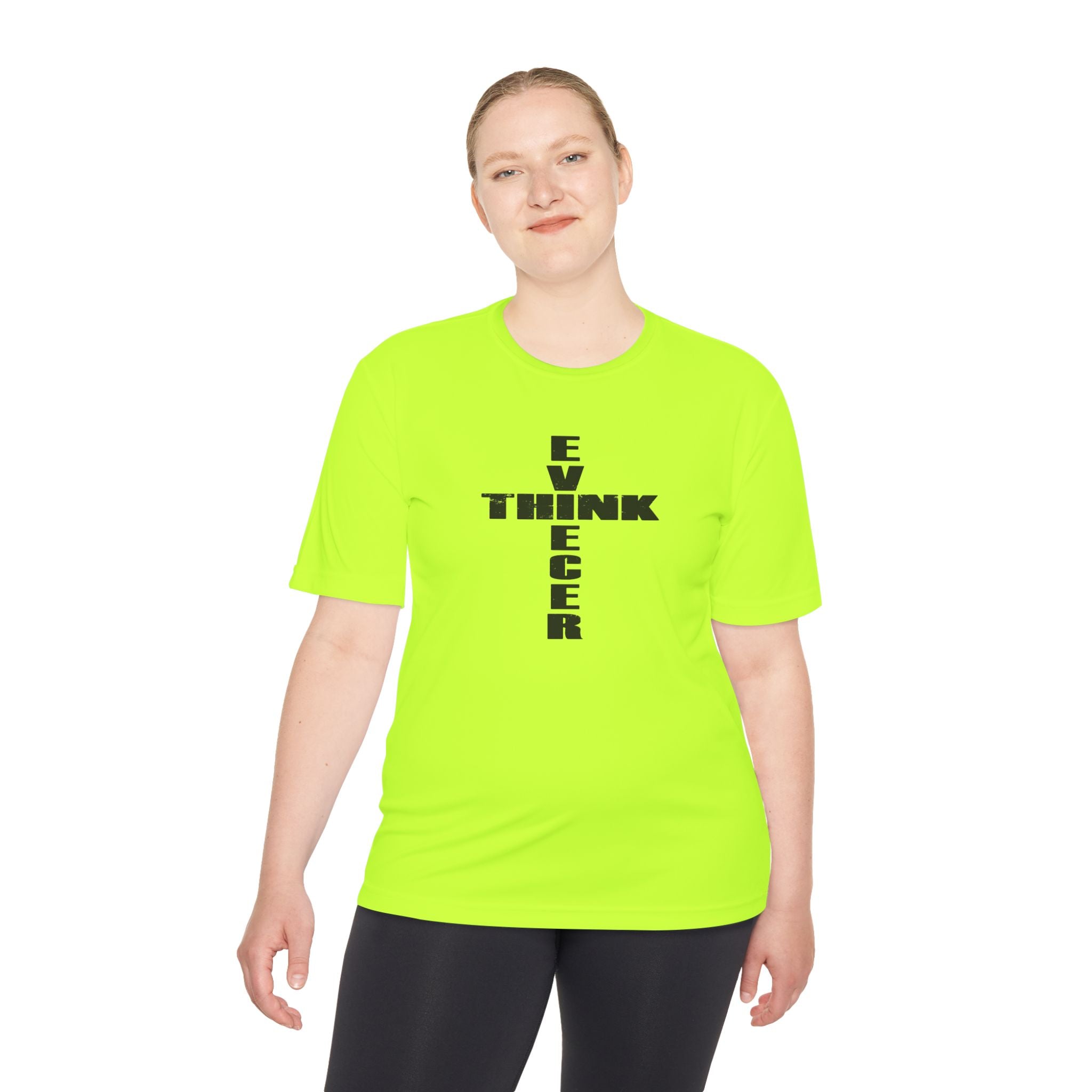 Think / Receive Cross Performance Tee —  Moisture-Wicking Shirt