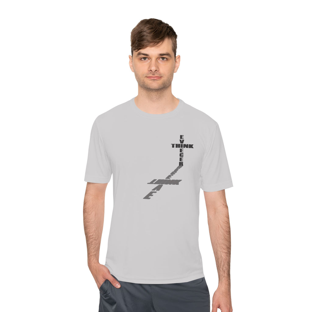 Think / Receive Small Cross Performance Tee —  Moisture-Wicking Shirt