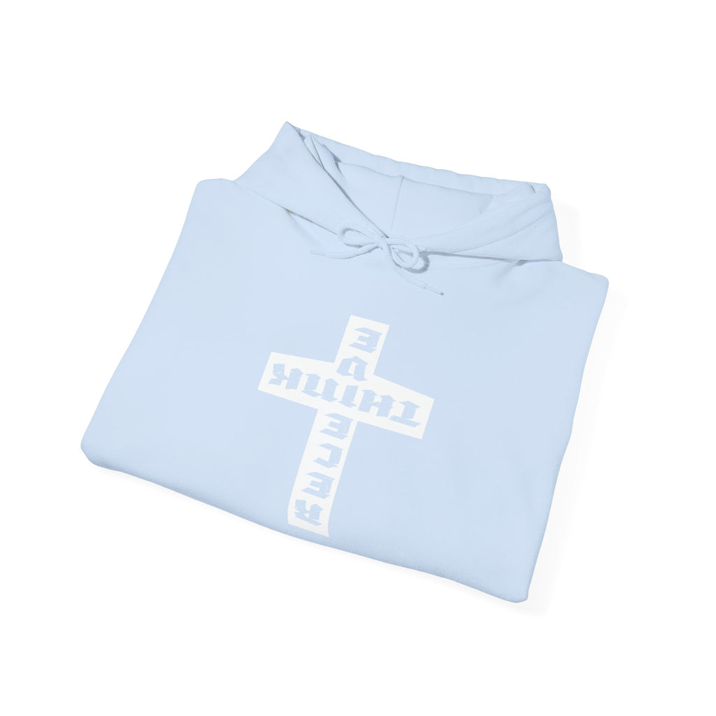 Think / Receive Reverse Cross Hoodie