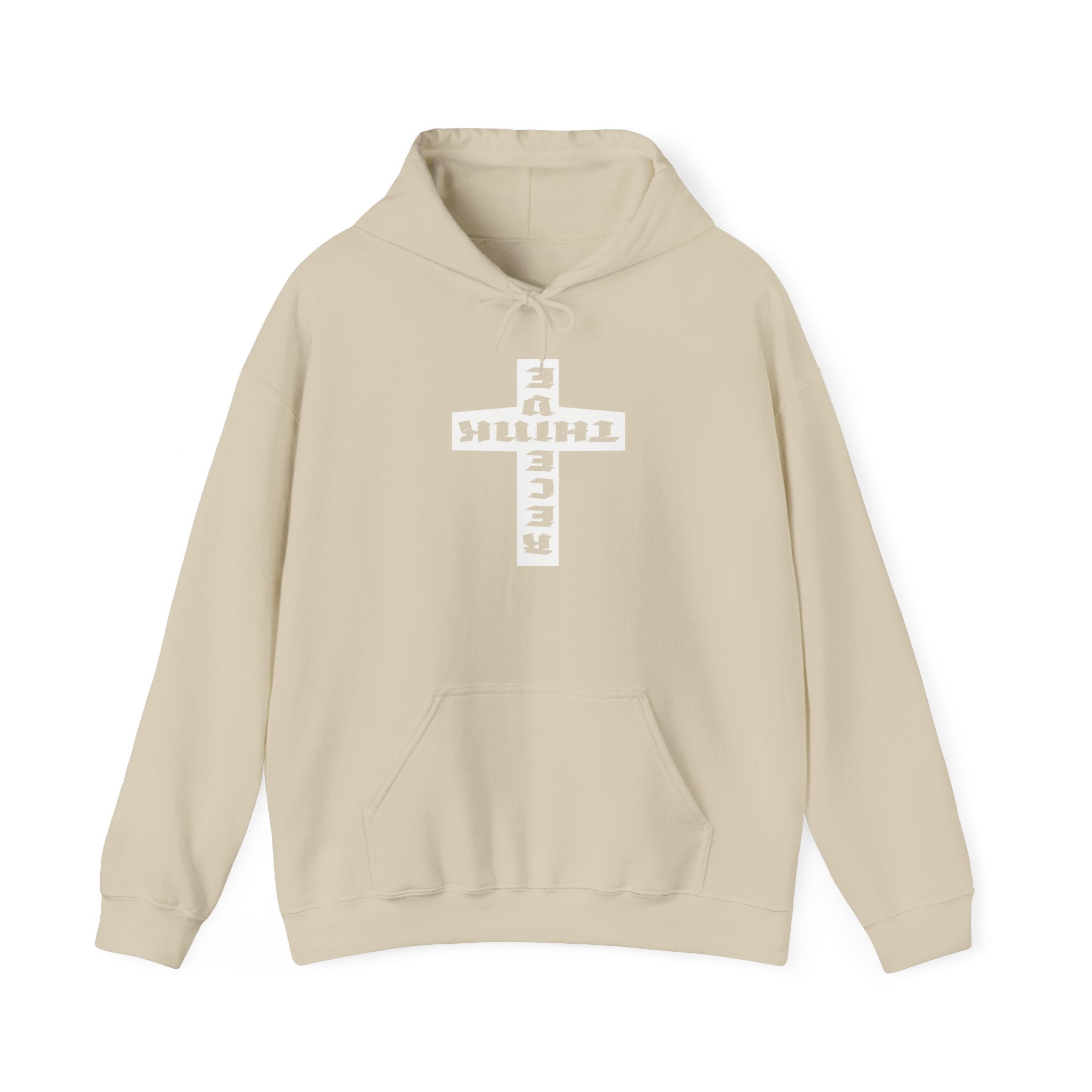 Think / Receive Reverse Cross Hoodie