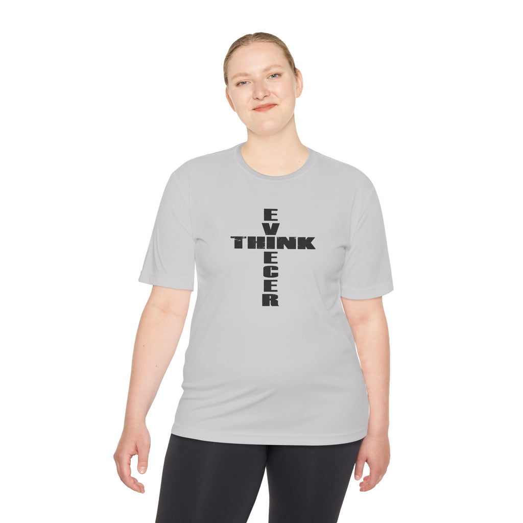 Think / Receive Cross Performance Tee —  Moisture-Wicking Shirt