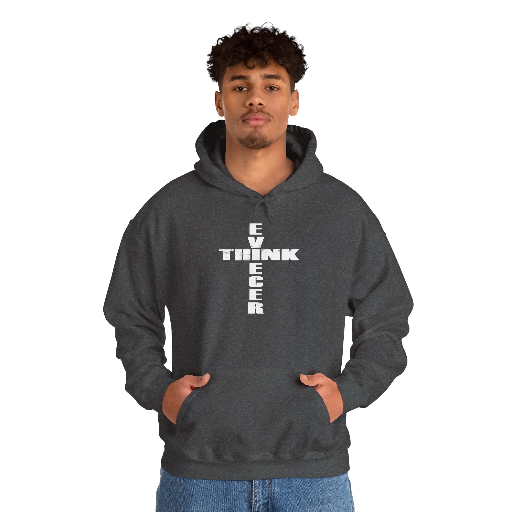 Think / Receive Cross Hoodie