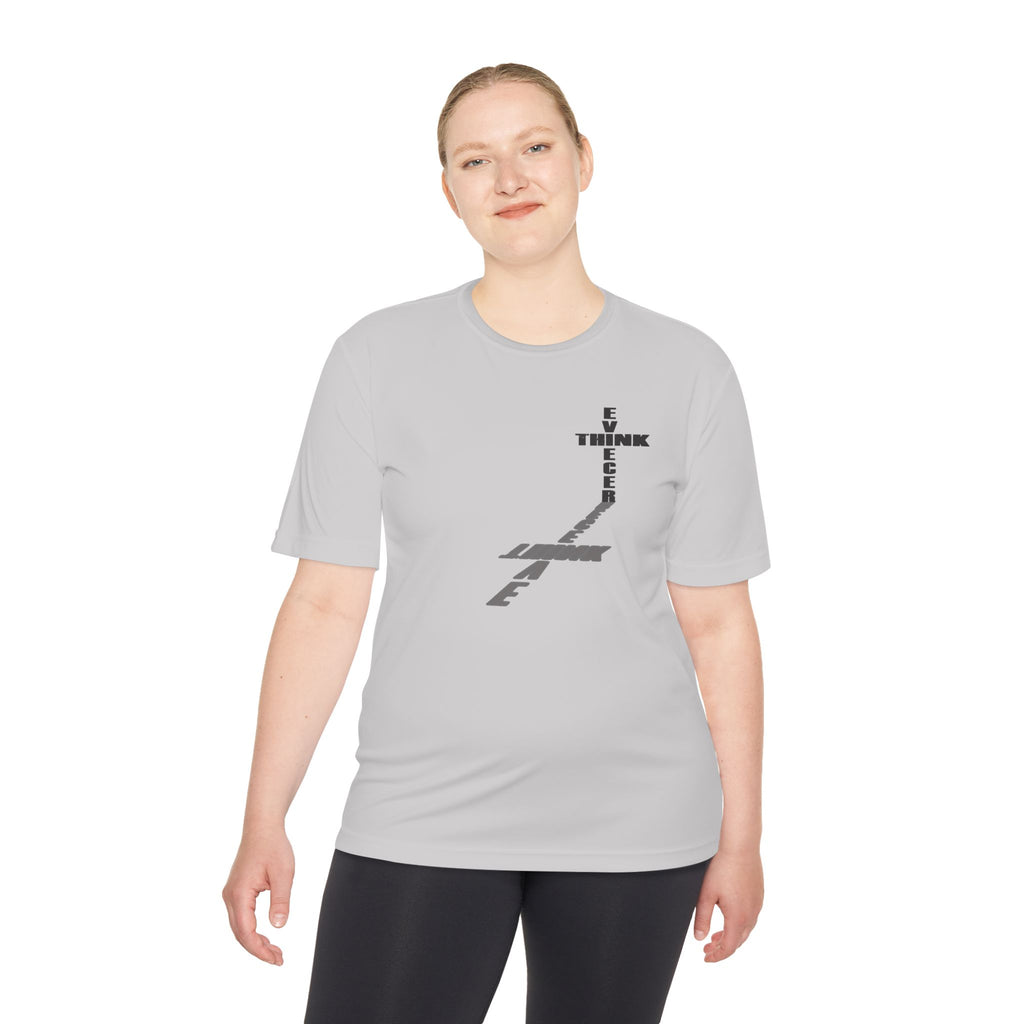 Think / Receive Small Cross Performance Tee —  Moisture-Wicking Shirt