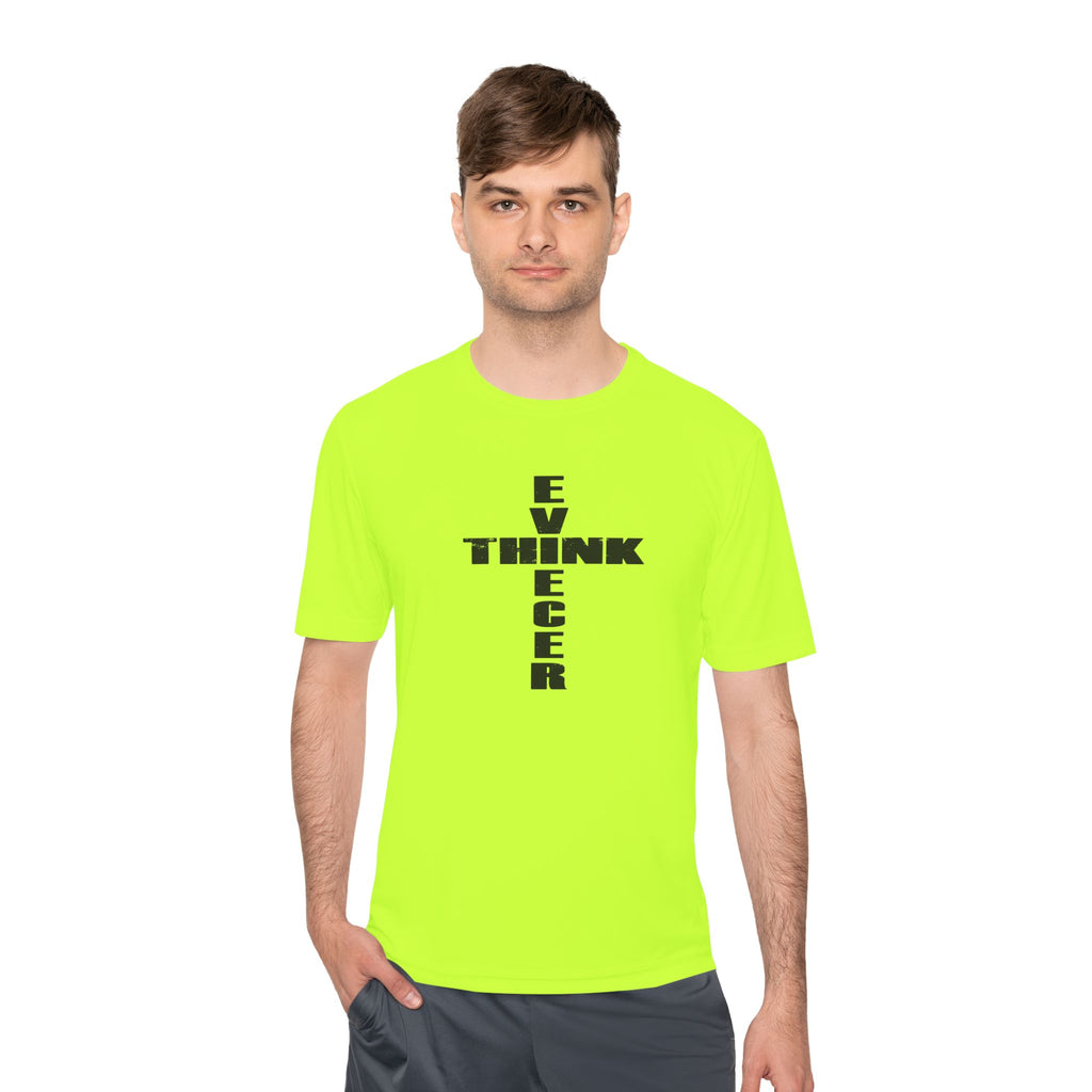 Think / Receive Cross Performance Tee —  Moisture-Wicking Shirt