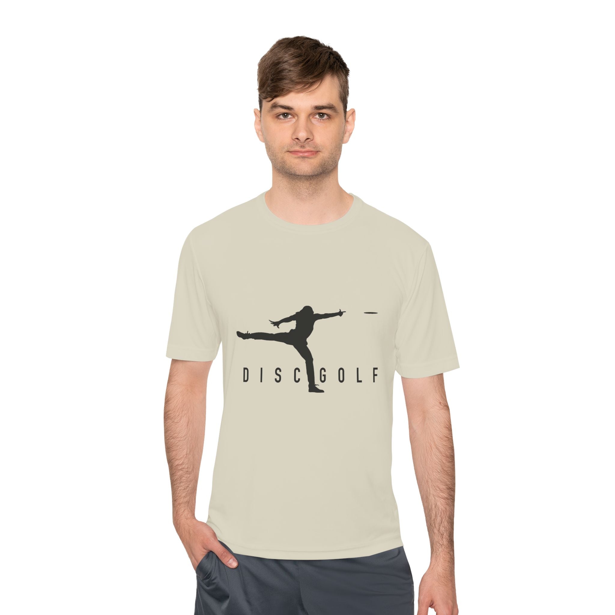 Disc Golf Man XLOGO Performance Tee —  Moisture-Wicking Shirt