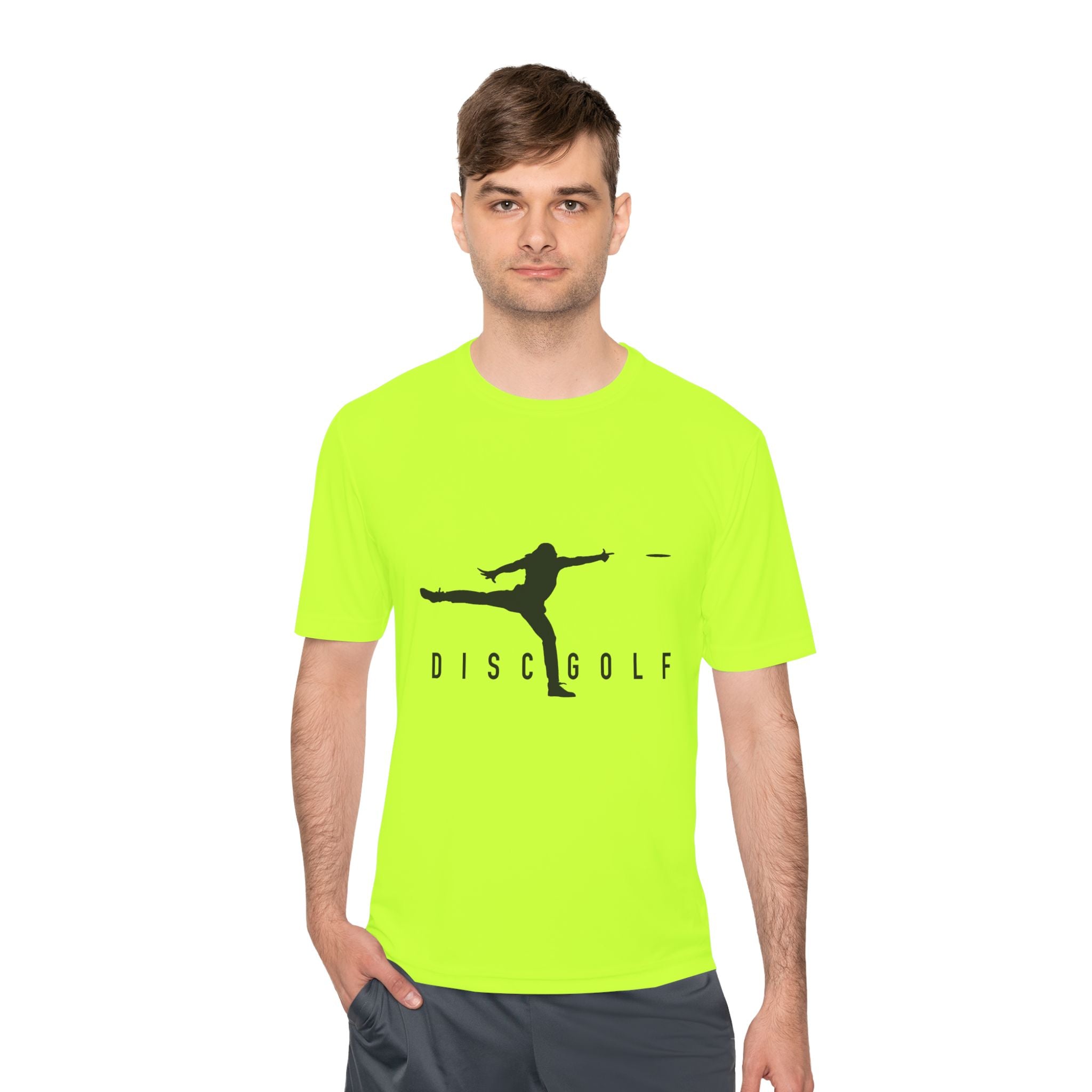 Disc Golf Man XLOGO Performance Tee —  Moisture-Wicking Shirt