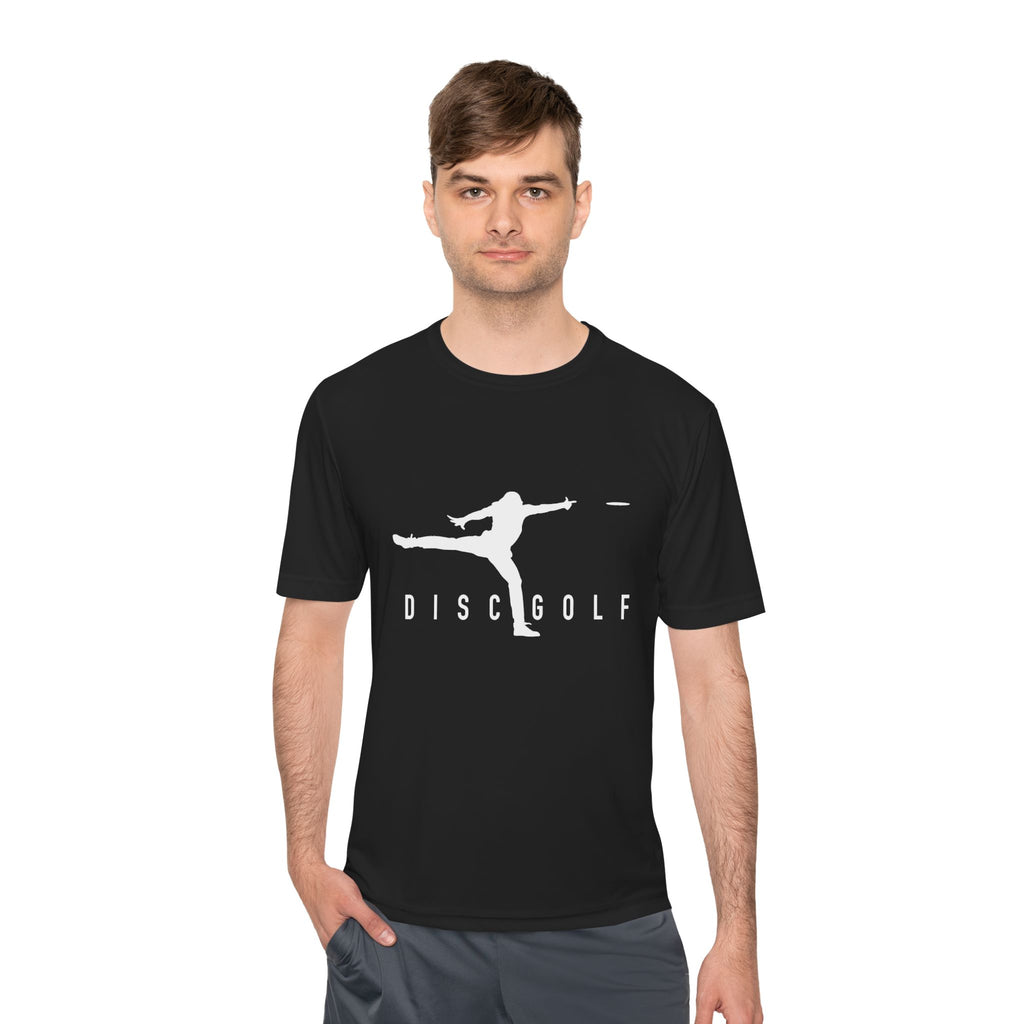 Disc Golf Man XLOGO Performance Tee —  Moisture-Wicking Shirt