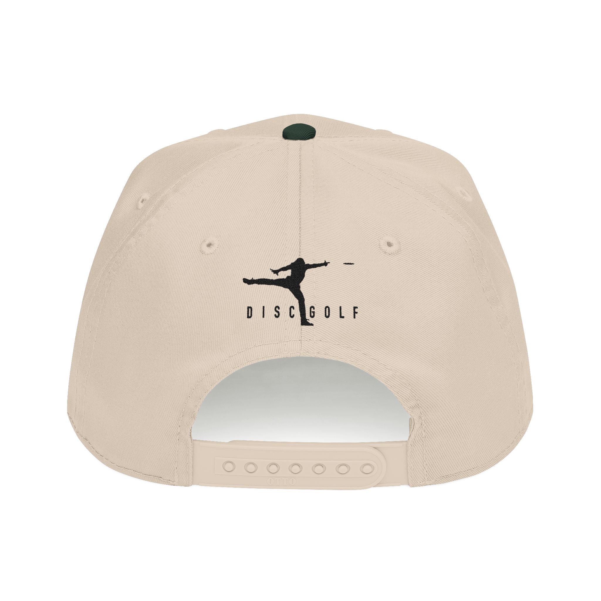 Disc Golf Man Mid Profile Baseball Cap