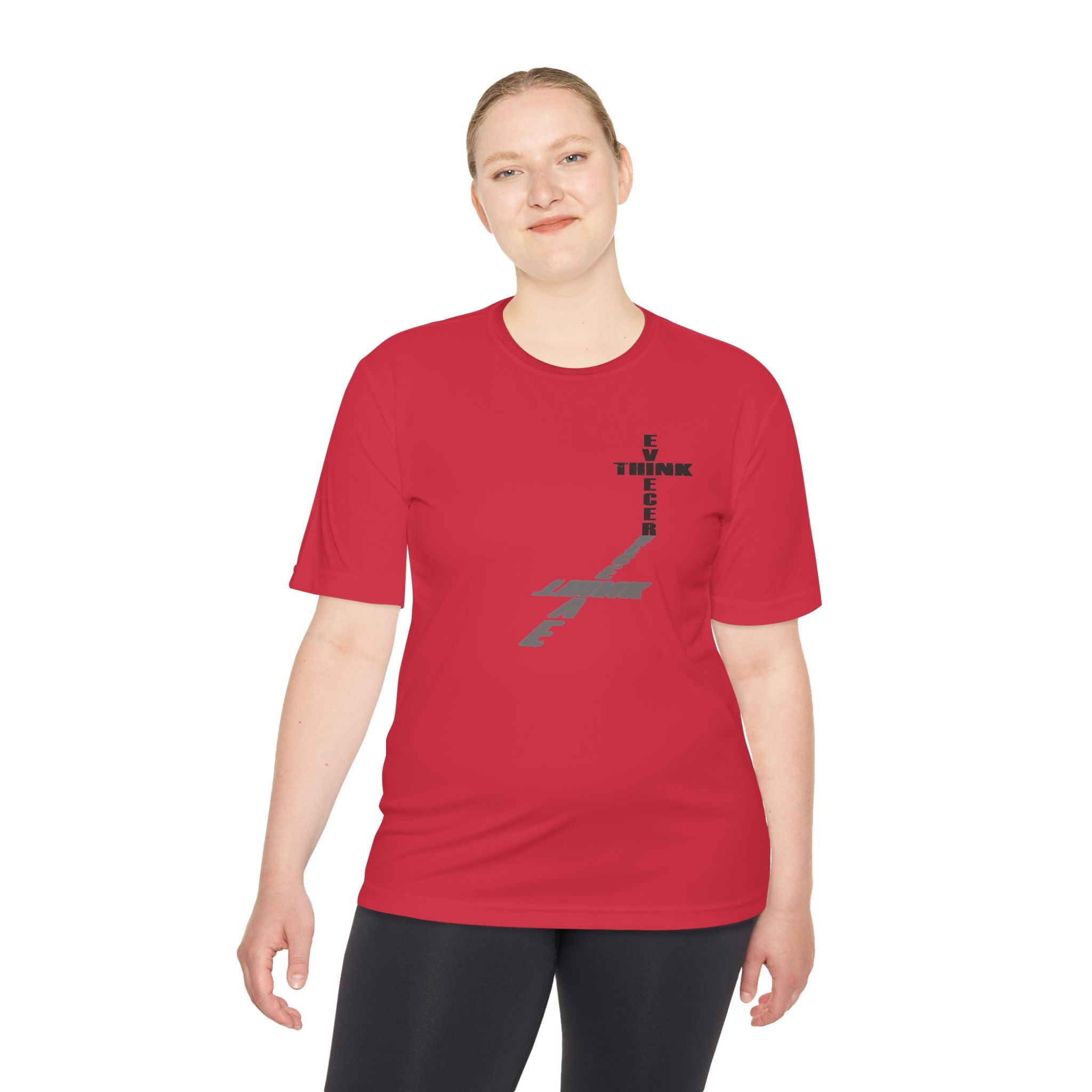 Think / Receive Small Cross Performance Tee —  Moisture-Wicking Shirt