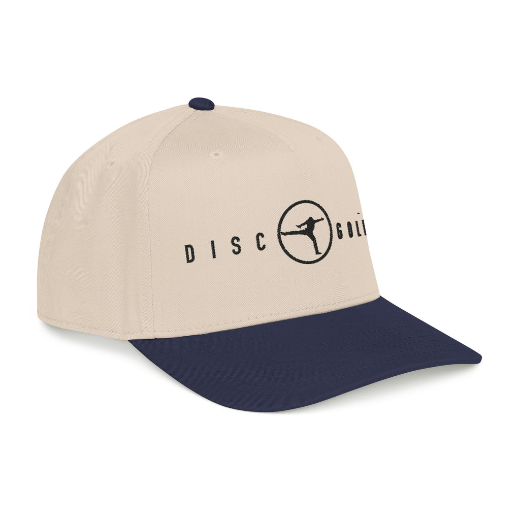 Disc Golf Man Mid Profile Baseball Cap