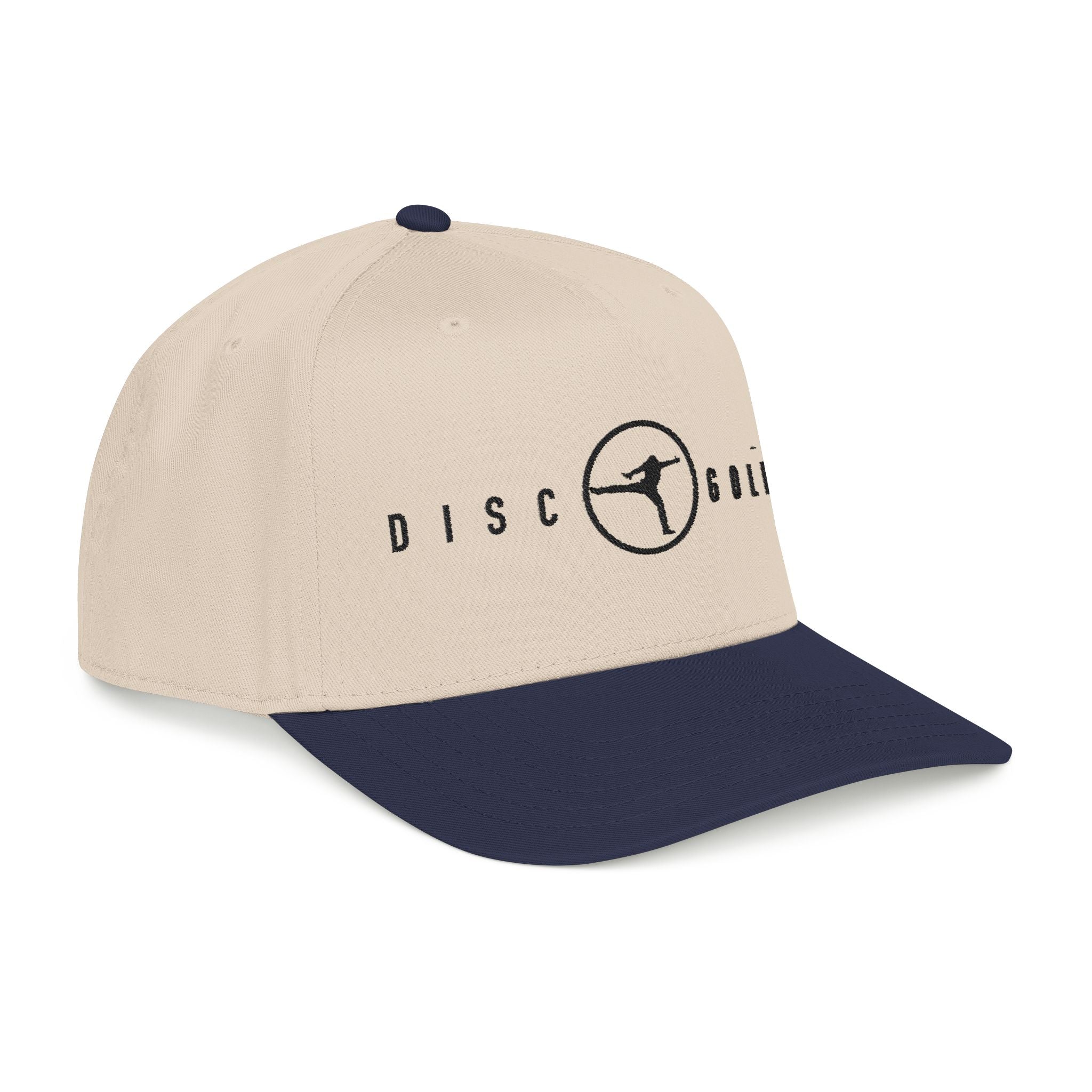 Disc Golf Man Mid Profile Baseball Cap