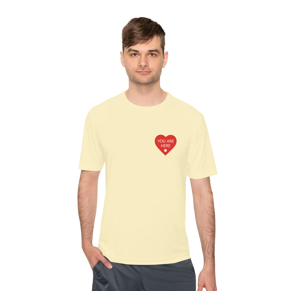 You Are Here Performance Tee —  Moisture-Wicking Shirt