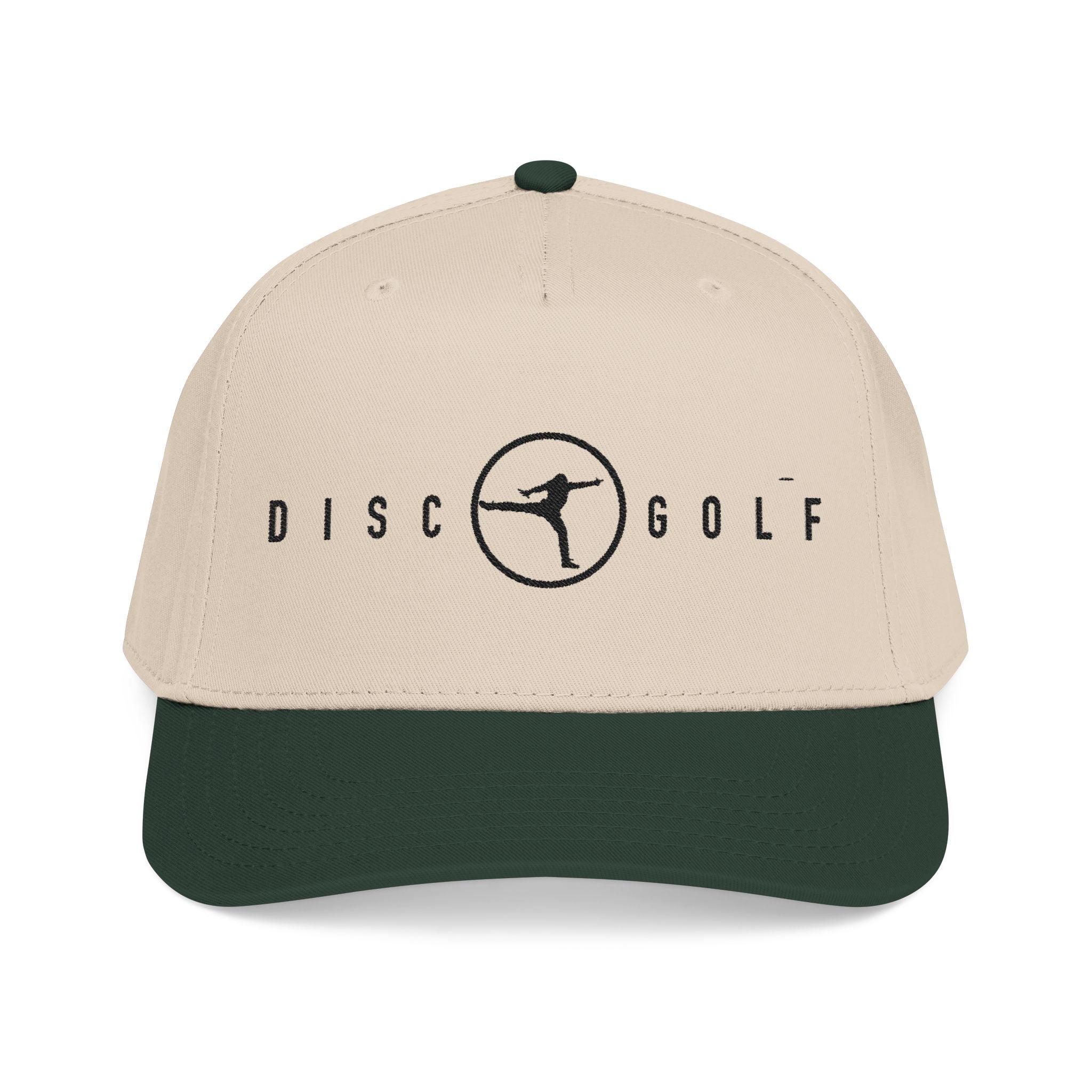 Disc Golf Man Mid Profile Baseball Cap